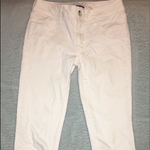 American Eagle White Skinny Jeans